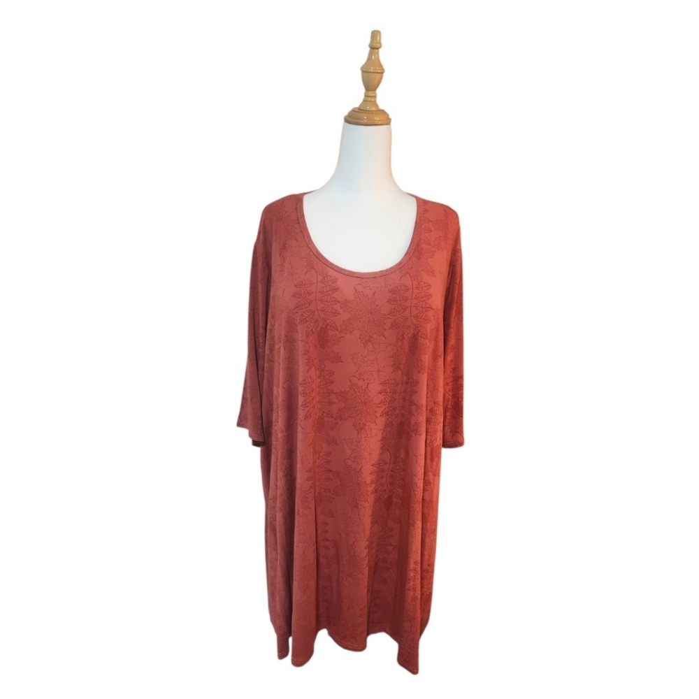 🇨🇦Blue Sky, Bamboo, Women's Rust Top